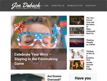 Tablet Screenshot of jondabach.com